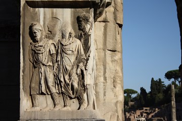Forum Romanum arc de titus detail