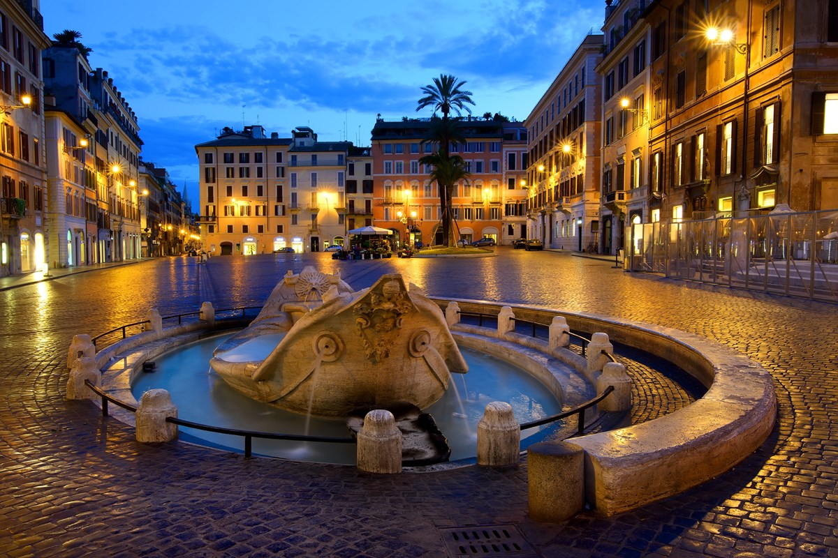Soirée Fontaine Barcaccia